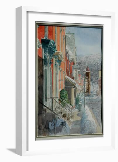 Jim Thorpe, Snow-Anthony Butera-Framed Giclee Print