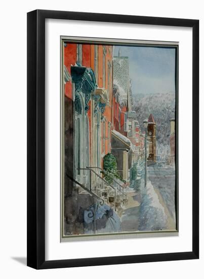 Jim Thorpe, Snow-Anthony Butera-Framed Premium Giclee Print