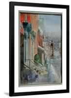 Jim Thorpe, Snow-Anthony Butera-Framed Giclee Print