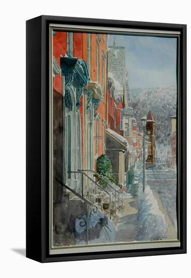 Jim Thorpe, Snow-Anthony Butera-Framed Stretched Canvas