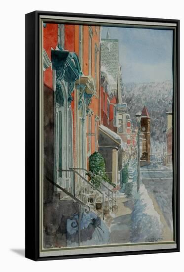 Jim Thorpe, Snow-Anthony Butera-Framed Stretched Canvas