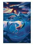 Seven Dolphins-Jim Warren-Premium Giclee Print