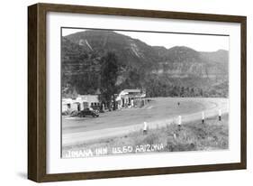 Jimana Inn on US 60 Arizona Photograph - Arizona-Lantern Press-Framed Art Print