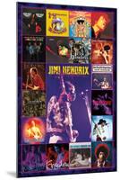 Jimi Hendrix - Album Covers-null-Mounted Standard Poster