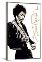 Jimi Hendrix – B&W-null-Framed Standard Poster