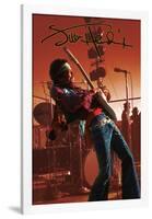 Jimi Hendrix - Sepia-null-Framed Standard Poster