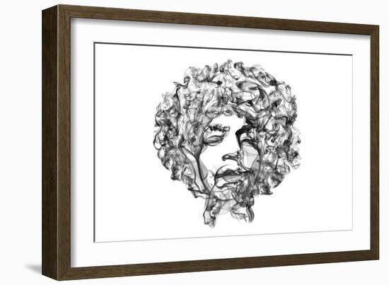 Jimi Hendrix-O.M.-Framed Giclee Print