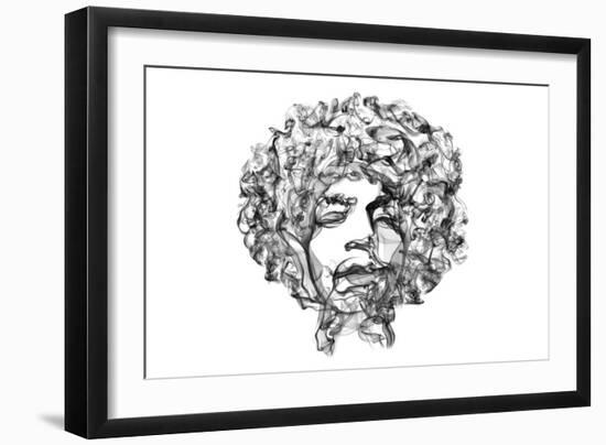 Jimi Hendrix-O.M.-Framed Giclee Print