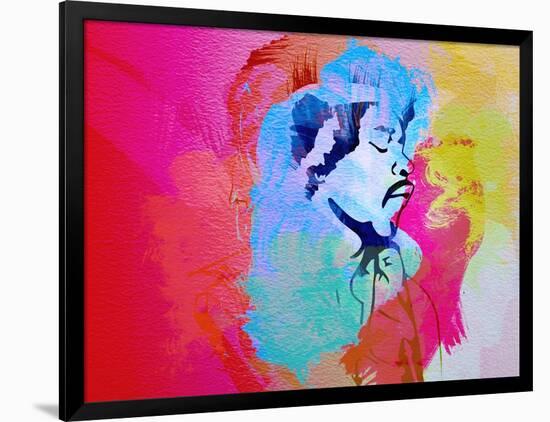 Jimi Hendrix-Nelly Glenn-Framed Art Print