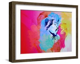 Jimi Hendrix-Nelly Glenn-Framed Art Print