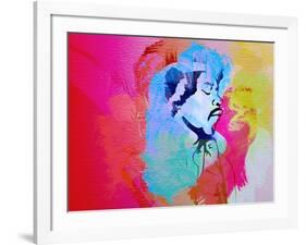 Jimi Hendrix-Nelly Glenn-Framed Art Print