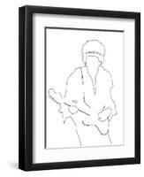 Jimi Hendrix-Logan Huxley-Framed Art Print