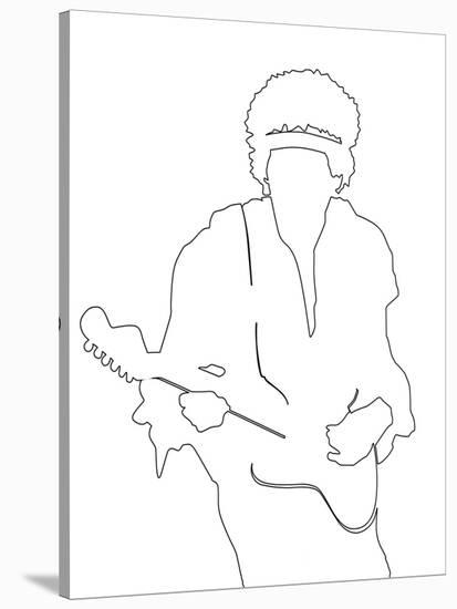 Jimi Hendrix-Logan Huxley-Stretched Canvas