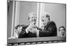 Jimmy Carter and Former VP Hubert Humphrey at Democratic National Convention, 1976-null-Mounted Photo