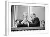 Jimmy Carter and Former VP Hubert Humphrey at Democratic National Convention, 1976-null-Framed Photo