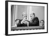 Jimmy Carter and Former VP Hubert Humphrey at Democratic National Convention, 1976-null-Framed Photo