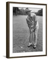 Jimmy Demaret Wearing a Golf Tuxedo with a Bib Front-null-Framed Premium Photographic Print