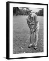 Jimmy Demaret Wearing a Golf Tuxedo with a Bib Front-null-Framed Premium Photographic Print