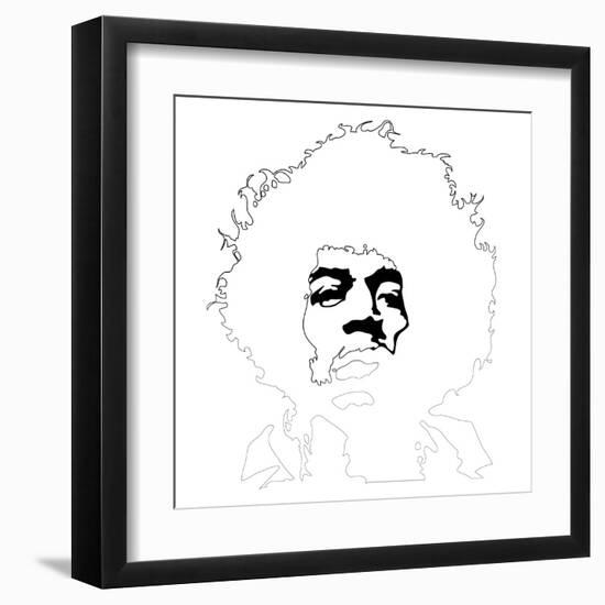 Jimmy Hendrix I-Logan Huxley-Framed Art Print