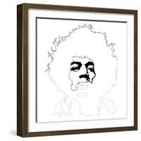 Jimmy Hendrix I-Logan Huxley-Framed Art Print