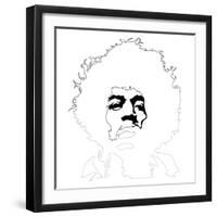 Jimmy Hendrix I-Logan Huxley-Framed Art Print