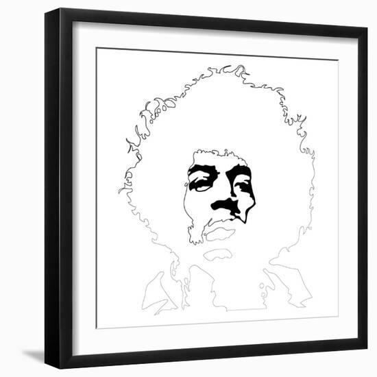 Jimmy Hendrix I-Logan Huxley-Framed Art Print