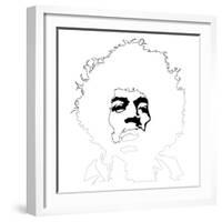 Jimmy Hendrix I-Logan Huxley-Framed Art Print