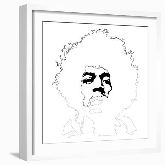 Jimmy Hendrix I-Logan Huxley-Framed Art Print