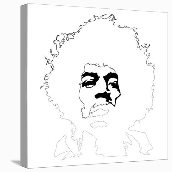 Jimmy Hendrix I-Logan Huxley-Stretched Canvas