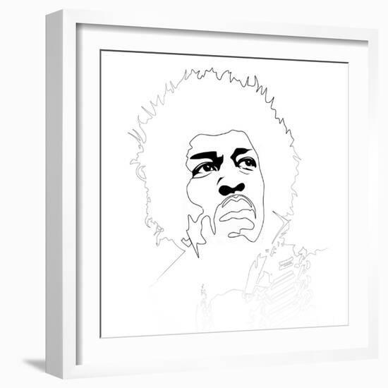 Jimmy Hendrix-Logan Huxley-Framed Art Print