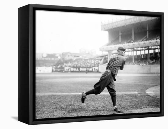 Jimmy Lavender, Chicago Cubs, Baseball Photo No.2 - New York, NY-Lantern Press-Framed Stretched Canvas