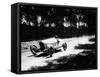 Jimmy Murphy Driving a Duesenberg to Victory in the French Grand Prix, Le Mans, 1921-null-Framed Stretched Canvas