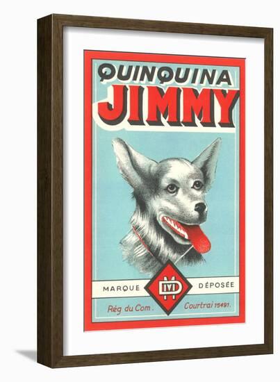 Jimmy Quinine Label-null-Framed Art Print