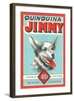 Jimmy Quinine Label-null-Framed Art Print