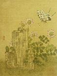 Silk Leaf from an Album of Flower and Bird Paintings (18th Century)-Jing Yi-Stretched Canvas