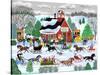 Jingle Bell Sleigh Society-Mark Frost-Stretched Canvas