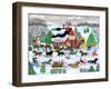 Jingle Bell Sleigh Society-Mark Frost-Framed Giclee Print