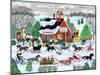 Jingle Bell Sleigh Society-Mark Frost-Mounted Giclee Print