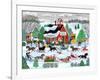 Jingle Bell Sleigh Society-Mark Frost-Framed Giclee Print