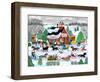 Jingle Bell Sleigh Society-Mark Frost-Framed Premium Giclee Print