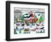 Jingle Bell Sleigh Society-Mark Frost-Framed Premium Giclee Print