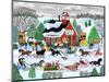 Jingle Bell Sleigh Society-Mark Frost-Mounted Premium Giclee Print