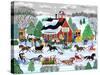 Jingle Bell Sleigh Society-Mark Frost-Stretched Canvas