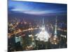 Jinmao and Pearl Towers and Pudong Skyline, Shanghai, China, Asia-Christian Kober-Mounted Photographic Print