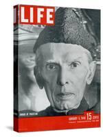 Jinnah of Pakistan, January 5, 1948-Margaret Bourke-White-Stretched Canvas
