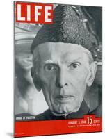 Jinnah of Pakistan, January 5, 1948-Margaret Bourke-White-Mounted Photographic Print