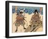 Jiraiya and the Toad-null-Framed Art Print