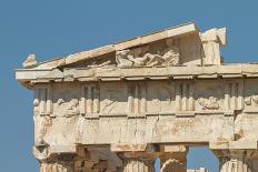 Detail of Parthenon on the Acropolis in Athens Greece-jirivondrous-Photographic Print