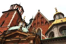 Cathedral at Wawel Hill in Krakow in Poland-jitloac-Framed Photographic Print