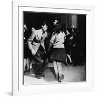 Jitterbugs at an Elk's Club Dance, in Washington, D.C. April 1943-null-Framed Photo